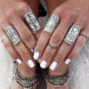 Knuckle Embossed Rings