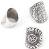 Knuckle Embossed Rings - Image 7