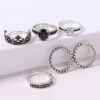 Metal Finger Jewelry Antique Design 6 Piece - Image 2