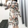Sexy Deep V-Neck  Boho Embroidery Lace Patchwork Mini Dress - Image 6