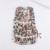 Sexy Deep V-Neck  Boho Embroidery Lace Patchwork Mini Dress - Image 8