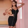 Sexy Runway Celebrity Party Club Vestidos Bodycon Dress - Image 2