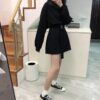 Casual A-line Dress Loose Lantern Sleeve Dress - Image 6