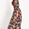 Casual Floral Print Long Maxi Dresses - Image 2