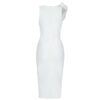 Sexy Deep V Neck Tank Club Ruffles Party Dress Vestido - Image 2
