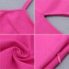 Runway Spaghetti Strap Hollow Out Party Mini Bandage Dress - Image 6