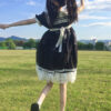 Sweet Sailor Style Short Sleeve Lolita One Piece Dresses - Image 2