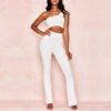 One Shoulder Sleeveless Club Bandage Two Pieces Set - Image 5