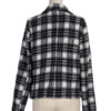 Plaid Turndown Collar Long Sleeve Double Breasted Tweed Jackets - Image 6