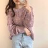 Pullovers Cutout Elegant Sexy Jumpers Sweaters