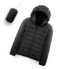 Ultra Light Short Duck Down Hooded Slim jacket outdoor sports - Image 5