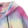 Batwing Sleeve Hooded Hoodies + Elastic Waist Half Pants - Image 6