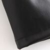 Bow Tie Office Wear Long PU Skirt - Image 10