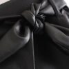 Bow Tie Office Wear Long PU Skirt - Image 7