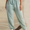 Casual Elastic Waist Sweatpants - Image 3