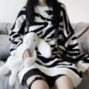 New Retro Zebra Pattern Lazy Wind Loose Sweater - Image 2