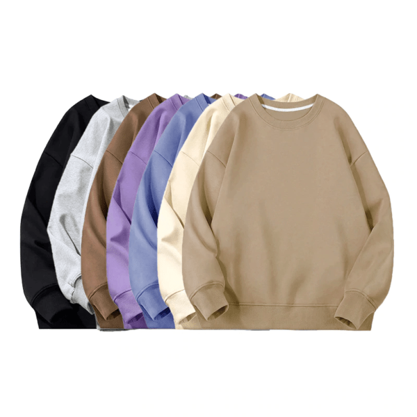 Solid Color Fleece Pullover Hoodies