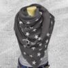 All-Match Five-Pointed Star Pattern Thick Warmth Shawl Printed Scarf - Image 2