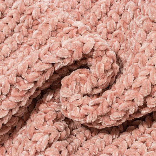 Knitted Bib Buttoned Crochet Wrap Pattern Scarf - Image 4