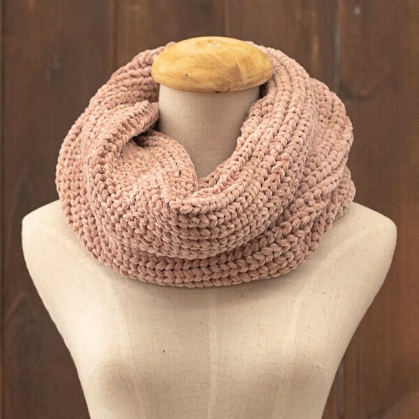 Knitted Bib Buttoned Crochet Wrap Pattern Scarf