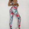 Sexy Activewear Yoga Polyester Sleeveless Workout Clothing Stretchy - Image 3