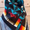 Thick Geometric Pattern Printed Scarf Elegant Adjustable Neck Wrap Warm Scarf - Image 3