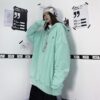 Casual Cute Loose BF Pullover Hooded Sweatshirt - Image 2