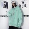 Casual Cute Loose BF Pullover Hooded Sweatshirt - Image 7