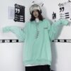 Casual Cute Loose BF Pullover Hooded Sweatshirt - Image 8