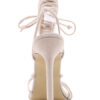Bandage Stiletto Heel Peep Toe Micro Suede Upper Sandals - Image 6