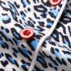 Pajamas Giraffe Print Turndown Collar Long Sleeves Polyester Lingerie Sleepwear - Image 7