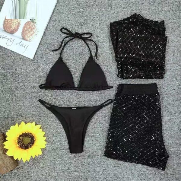 Vintage sequin bikini set - Image 6