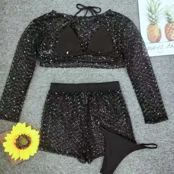 Vintage sequin bikini set - Image 7