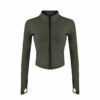 Fashion Quick-drying Stand Collar Zipper Sports Top - Image 2