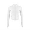 Fashion Quick-drying Stand Collar Zipper Sports Top - Image 7