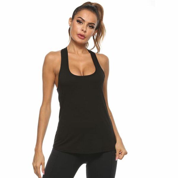 Fashion Solid Color Sleeveless Sport Tank Top