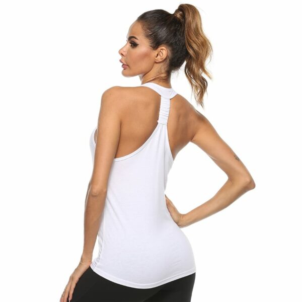 Fashion Solid Color Sleeveless Sport Tank Top - Image 11