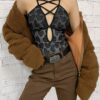 Sexy Hollow Out One Piece Bodysuit