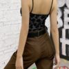 Sexy Hollow Out One Piece Bodysuit - Image 2