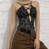 Sexy Hollow Out One Piece Bodysuit - Image 4