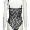Sexy Hollow Out One Piece Bodysuit - Image 7