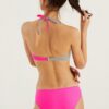 Bikinis Halter Block Front Twisted Sexy Swimsuits - Image 2