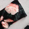 Floral Sexy Bikinis Tie Front Print Bandeau Backless Swimsuits - Image 3