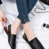 Slingback Round Toe Letters Comfortable Flats
