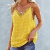 Lace Patchwork Sleeveless Backless Sexy Cami