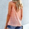 Lace Patchwork Sleeveless Backless Sexy Cami - Image 5