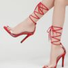 Catwalk Lace Up Solid Heel Sandals Latest Style - Image 5