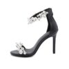 Fashion Faux Pearl Stiletto High Heels - Image 6