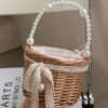 Pretty Pearl Rosette Handbags - Image 3