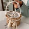 Pretty Pearl Rosette Handbags - Image 4